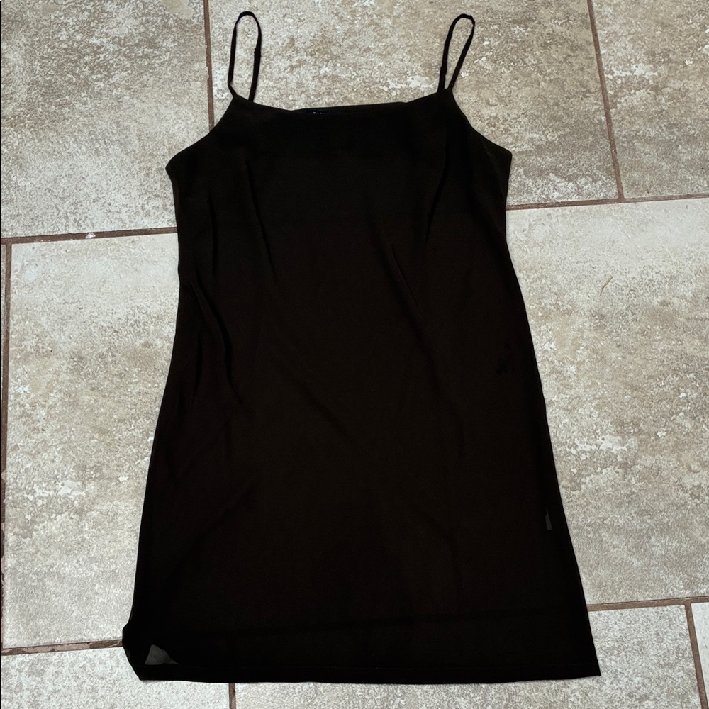Talbots Elegant Brown Chemise